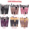 32/22/20/15/10/7PC Wood Makeup Brush Set Cosmetic Tools Beauty Brushes Kit
