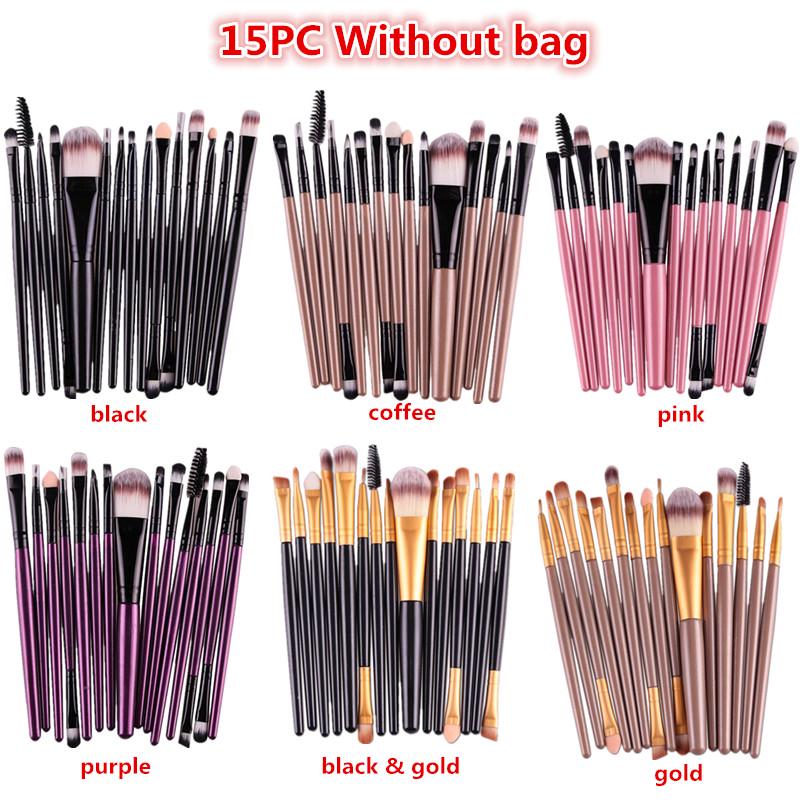 32/22/20/15/10/7PC Wood Makeup Brush Set Cosmetic Tools Beauty Brushes Kit
