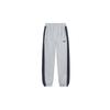 Li Ning Lifestyle Series Striped Solid Color Printed Cuffed Knitted Sports Pants Men Pants Flower-Gray AKLS963-4