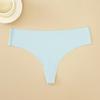 CINOON Women Sexy Seamless Thongs Fashion Low-Rise Ice Silk Ultra-thin G-String Solid Color Soft Comfort Briefs