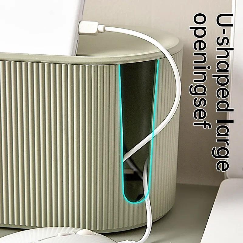 Nordic Plug Board Storage Box Cable Wire Organizer Case Socket Wireless Wifi Router Bracelet Desktop Data Line Plug Holder Shelf