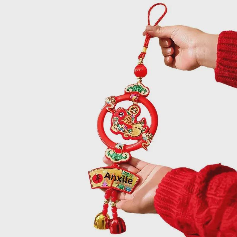 Подвесной новогодний фонарь – украшение для дома и гостиной, весенний фестиваль, колокольчики