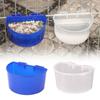 Splash-proof Parrot Water Food Cup Hanging Bird Hanging Feeding Cup  for Pigeons Parrots Canaries
