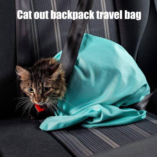 Кошачья сумка-переноска для взрослых кошек, устойчивая к царапинам, дышащая парусиновая сумка для ухода