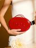 Dior Красная глянцевая косметичка с ручкой, Портативный дорожный органайзер для макияжа