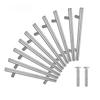 Modern Stainless Steel Kitchen Door Cabinet T Bar Handle Pull Knob Cabinet Knobs Furniture Handle Cupboard Drawer Handle