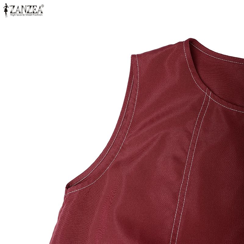 Vest Zanzea Tops Women Sleeveless And Shorts Summer Two Piece Sets