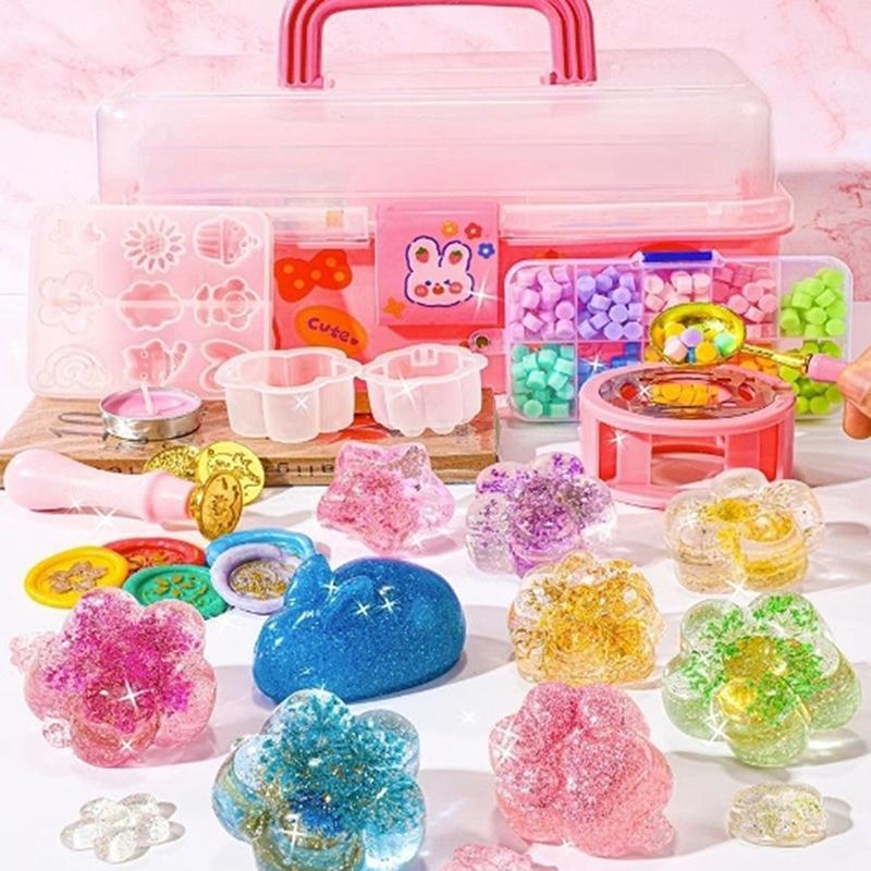 1 набор креативных желеобразных восковых формочек для кошачьих лапок, огненных красок, игрушек, сделанных своими руками, мягкая липкая игрушка для снятия стресса и релаксации