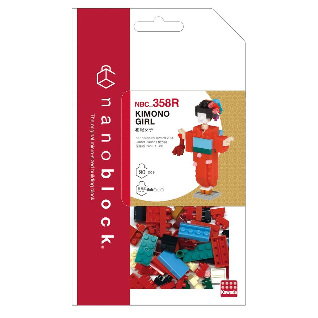 Kawada Nanoblock Девушка в кимоно x x 18см Возраст 12+ Интерьер Хобби NBC_358R 1.3 10.5 NBC_358R