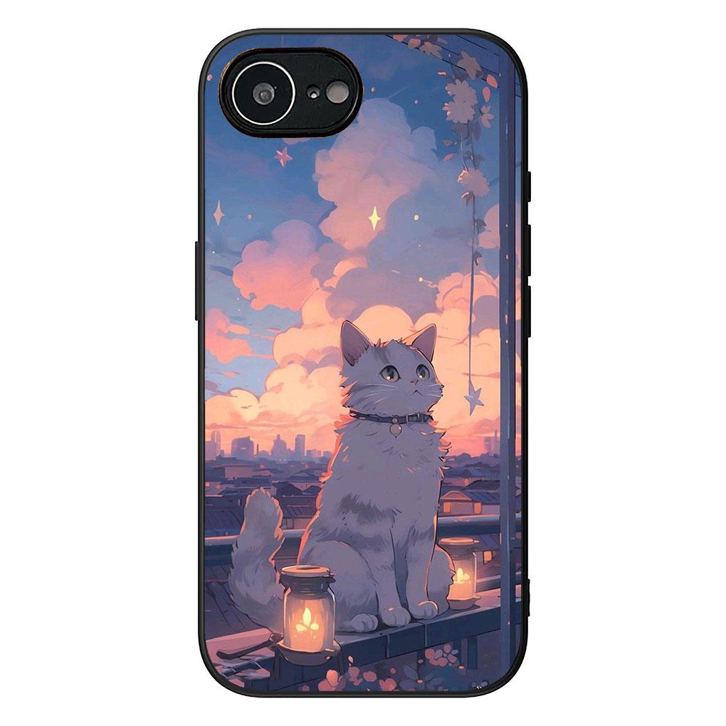 Kitten Cat Meow Anime Phone Cover for Motorola Moto Edge 50 30 Fusion 40 NEO Ultra Pro E14 G20 E15 G35 G84 G13 G53 Soft Case
