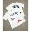 Oversized Short Sleeve T-Shirt Teens Casual Cotton Tee With Letter Print