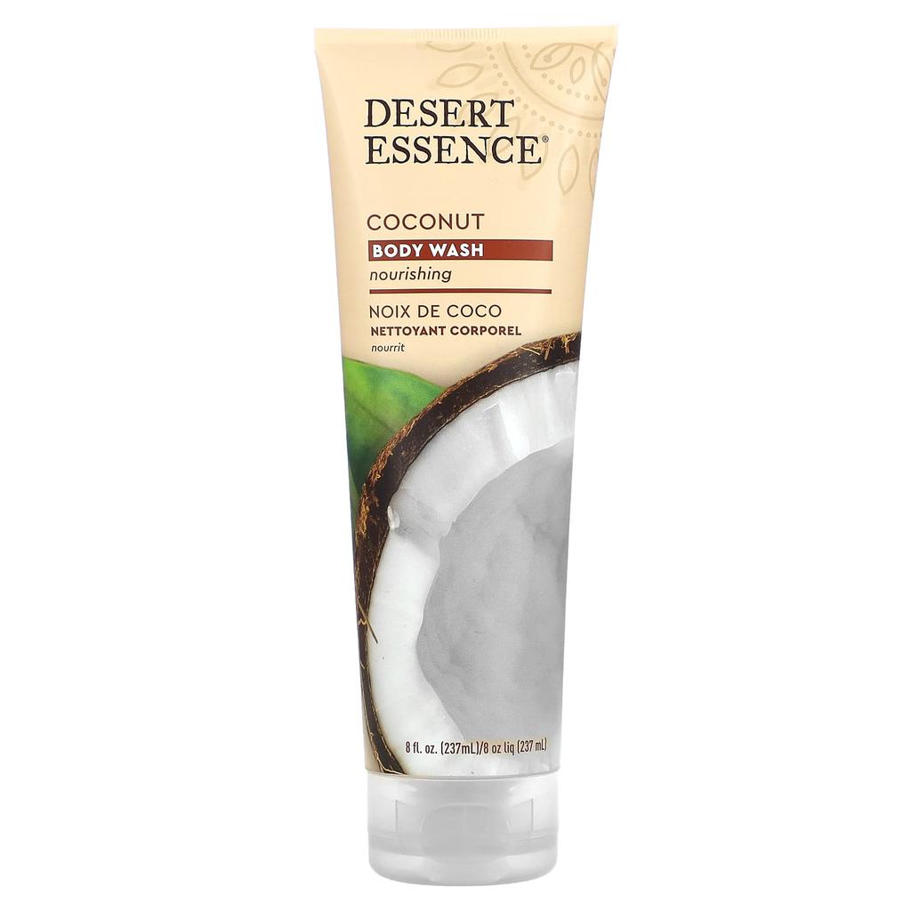 Desert Essence Body Wash, Coconut, 8 Fl Oz (237 Ml)