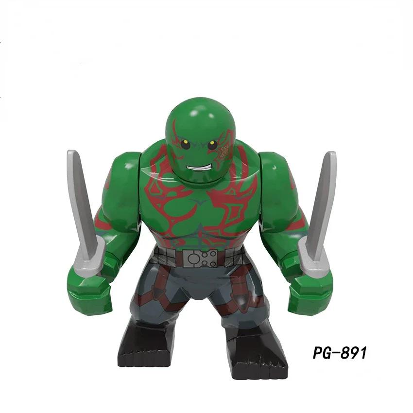 Action Figure: Marvel Mini Block Figurine Superhero Series Iron Man Spider Man Combination Block Children's Puzzle Toy Gift