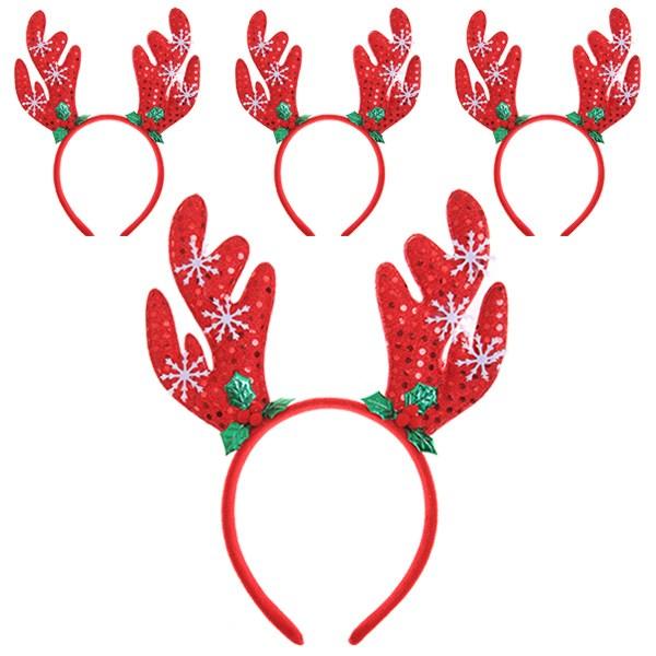 Livingda Spangle Rudolph Headband