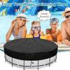 Круглый уличный бассейн Водонепроницаемый чехол от листьев и пыли из ткани Оксфорд