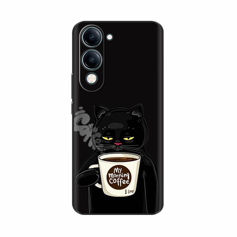 Чехол для телефона Vivo Y19 Модный дизайн с узорами Мягкая задняя крышка из ТПУ-силикона Для Vivo Y19 5G V2432 Чехлы для телефона Защитные Fundas