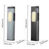 Rechargeable Flashlight with Buzzer Magnetic Work Light Torch EDC Flashlight for Emergencies Camping Hiking