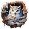 Сова Наклейка на окно для украшения дома