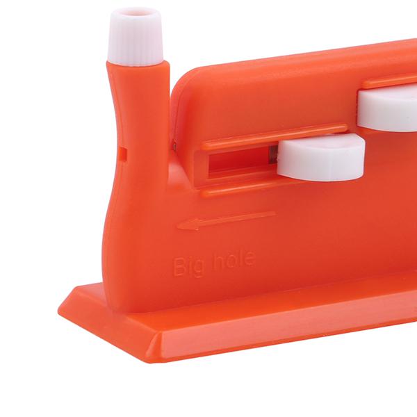 Clothes Needle Threader Automatic Green Hand Household Thread Orange Sewing Accessories