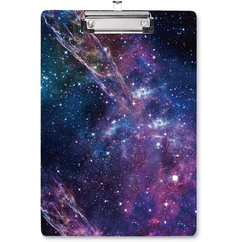 WAVEYU Cute Clipboard, Decorative Office Fashion Hardboard Wood Nursing Clip Board for Standard A4 Letter Size for Students, Women,12.5"x 9",