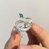 Кольцо Spirit Snake, студенческое холодное, маленькое, элитное, легкое роскошное кольцо