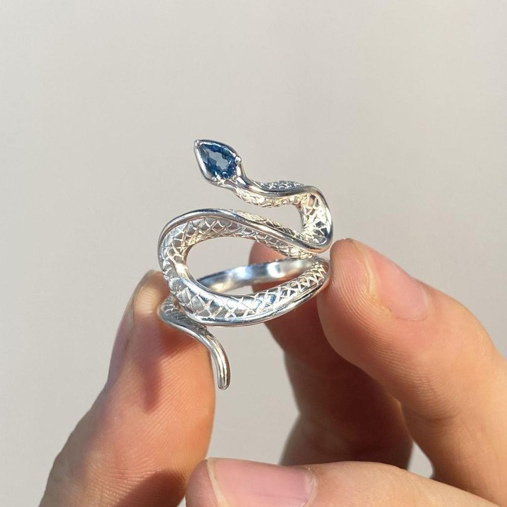 Кольцо Spirit Snake, студенческое холодное, маленькое, элитное, легкое роскошное кольцо