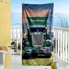Peterbilt Heavy Trucks Customize Text Beach Towel Super Soft & Absorbent Perfect for Traveling Yoga Camping and Swimming