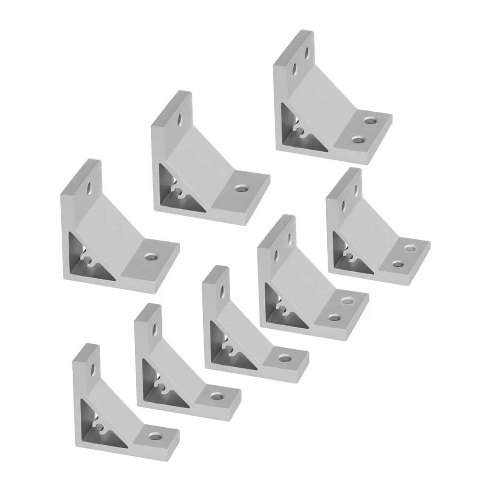 90-градусный угловой кронштейн, соединительный узел, крепеж для алюминиевого профиля, внутренний угловой кронштейн, фиксированные соединители, крепежи