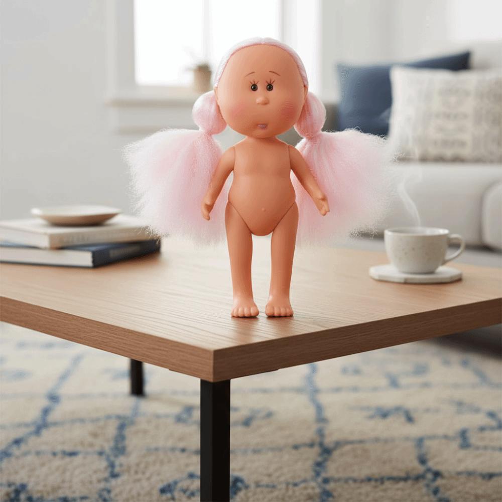 Dress Up Mia Potato Dolls Dark Skin Action Figure Body Fashion 24cm Bean Eye Vinyl Doll  DIY Toys