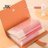Kids Money Saving Book Cash Savings 50 Sheets Organizer Large Capacity with Clear Insert Pockets Storage Album for Pocket Cards Photos Wallet