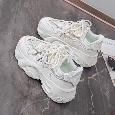 2024 Осень Женская Повседневная Обувь Новые Белые Кроссовки на Платформе Женские Уличные Дышащие Нескользящие Теннисные Туфли Zapatos De Mujer