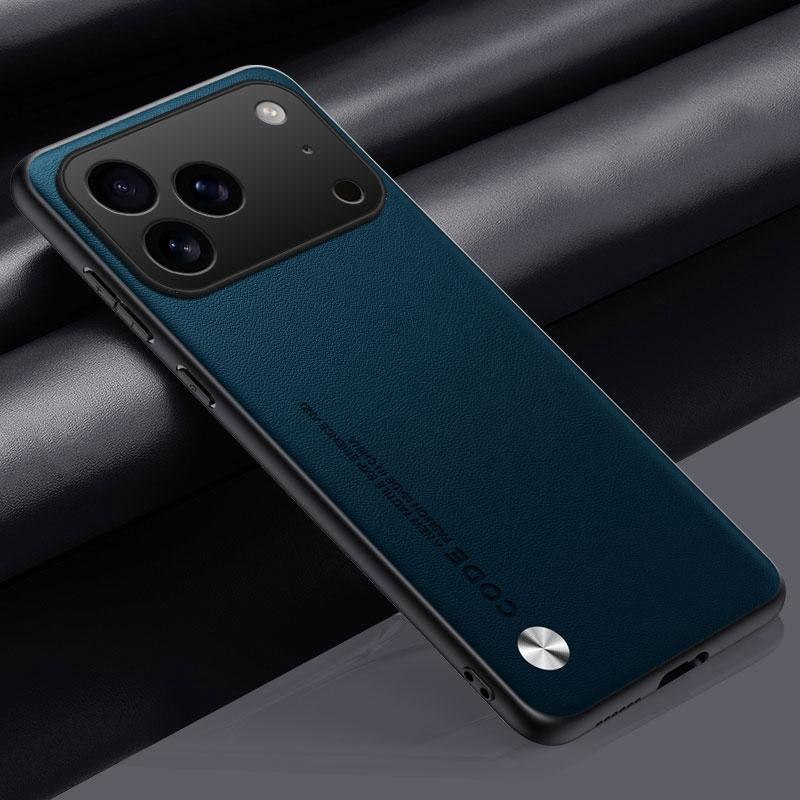 Роскошный чехол из искусственной кожи для iPhone 17 Pro Max, задняя крышка, силиконовый чехол для телефона с полной защитой для iPhone Air iPhone17 Pro 5G Coque