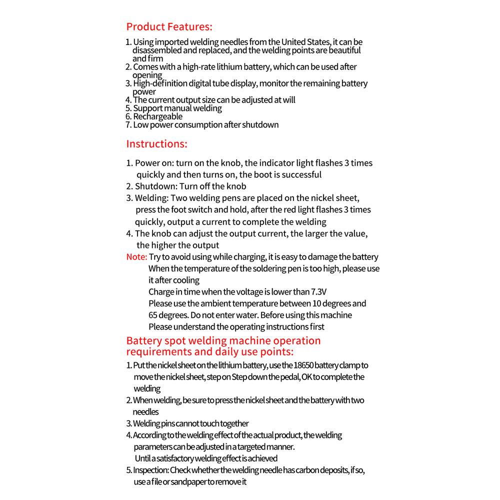 5000W Handheld Portable Home Welding Machine Battery Nickel Sheet Spots Welding Tool Digital Tube