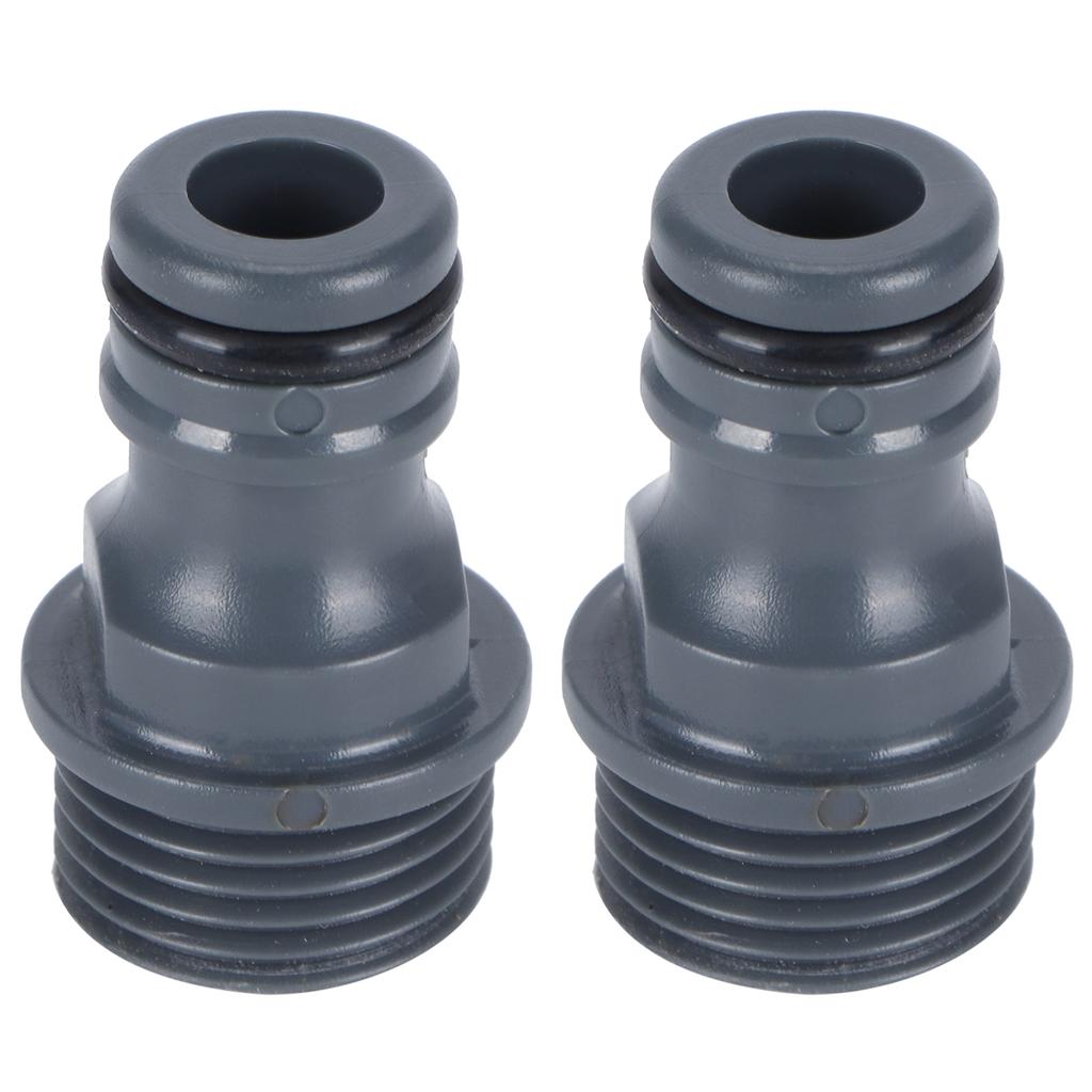 2Pcs G1 2 Male Thread Quick Connector Nipple Garden Hose Tap Nipple Adapter Irrigation Tool