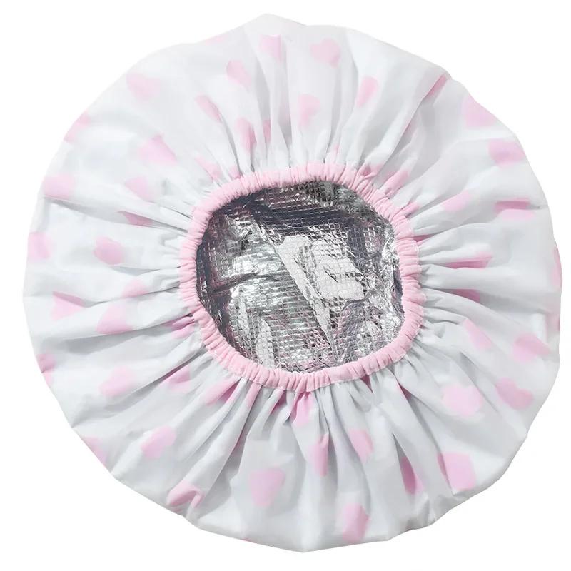 1 шт. самонагревающаяся шапочка из фольги, утолщенная нагревающаяся паровая маска для волос, портативная парикмахерская, гладкая шапочка для волос, масло для выпечки