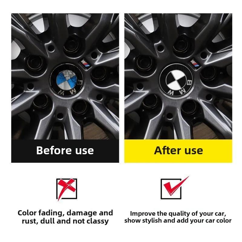 4 шт. 56/68 мм Колпачки ступицы колеса автомобиля Крышка колеса Для BMW M Performance X1 X2 X3 X4 F10 F30 F20 F25 E90 E46 E39 E70 E53 E30 E87