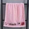 Хлопковое полотенце для лица, толстое, мягкое, хлопковое полотенце для лица с музыкальной буквой AVE