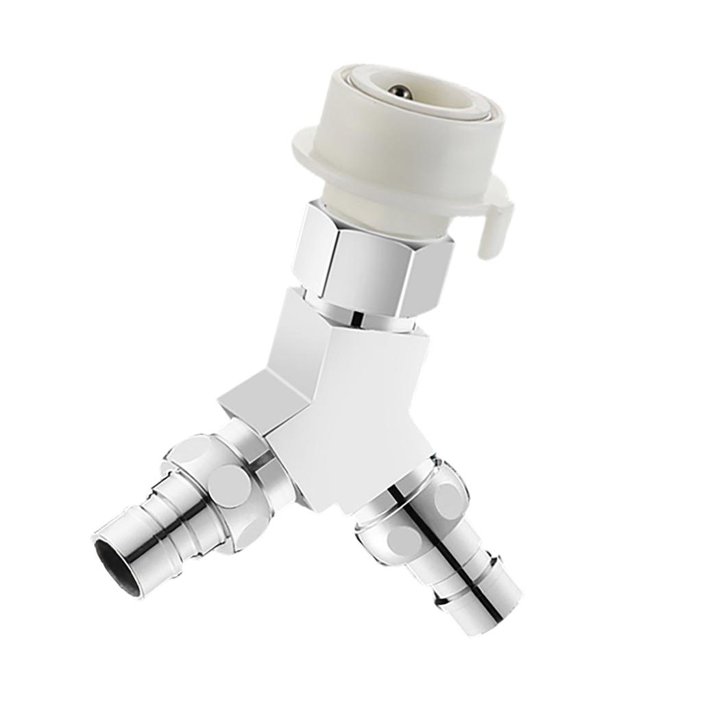 Three Way Water Diverter Valve One Inlet Two Outlet Connector Pipe Fittings 3 Way Water Separator Valve Simple Installs