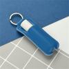 Women Portable Mini Lipstick Bag Keychain PU Leather Lip Gloss Bag Case For Travel