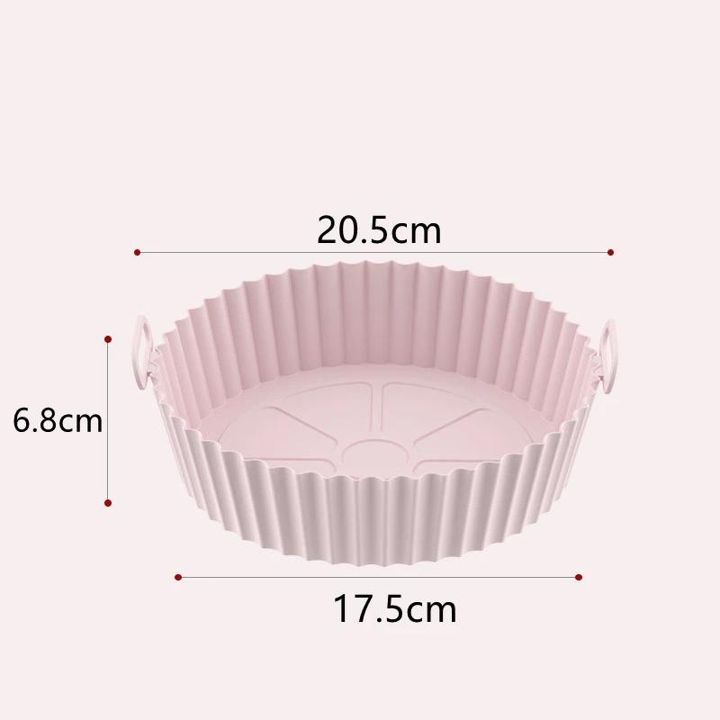 Air Fryer Silicone Baking Tray Food Safe Reusable Silicone Mold Microwave Pads Baking Mat Oven Air Fryer Liner Silicone Mold