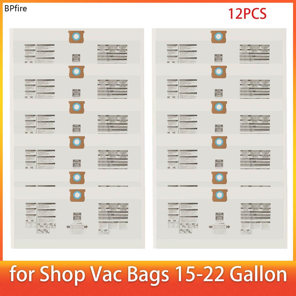 Bag for Shop Vac 15-22 Gallon Type G/J 90663 90673 VF2008 CMXZVBE38769 CMXZVBE38772 Vacuum Cleaner Bags