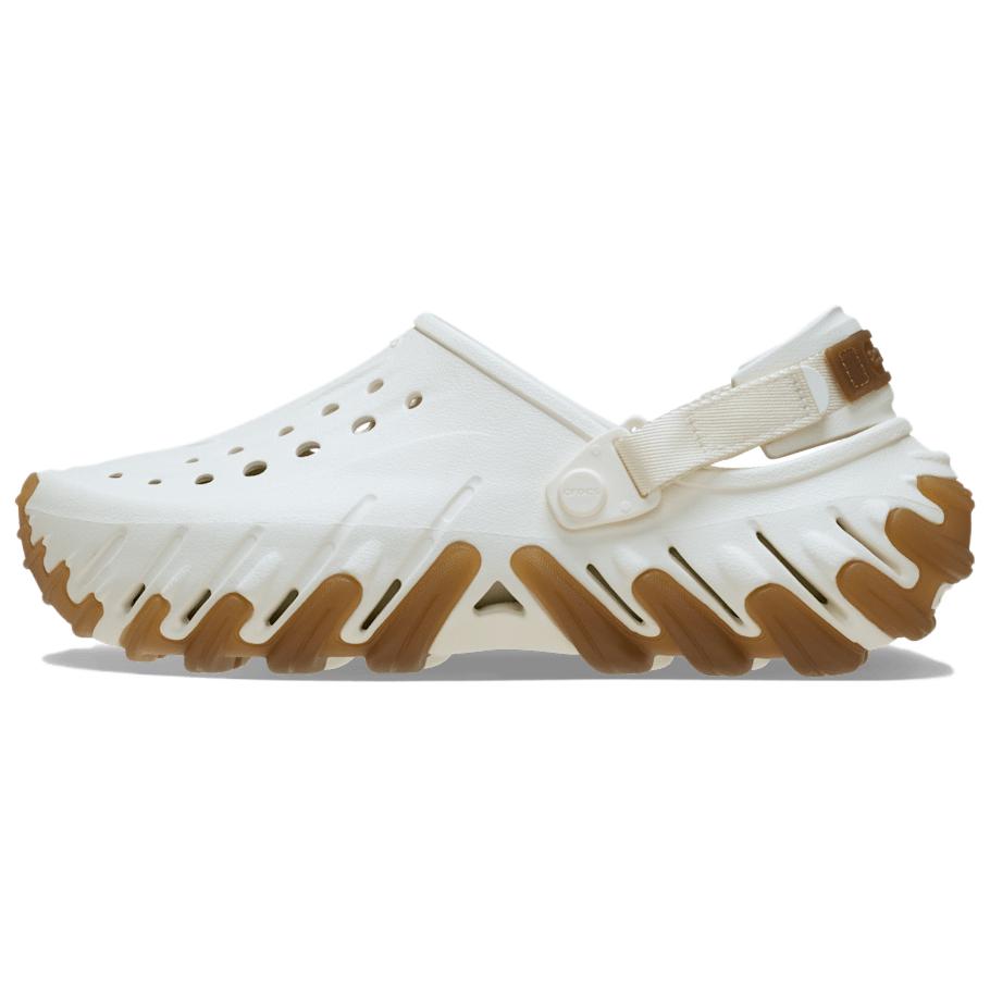 Crocs Кроксы Echo Clog Унисекс Бежевые 211675-0WV