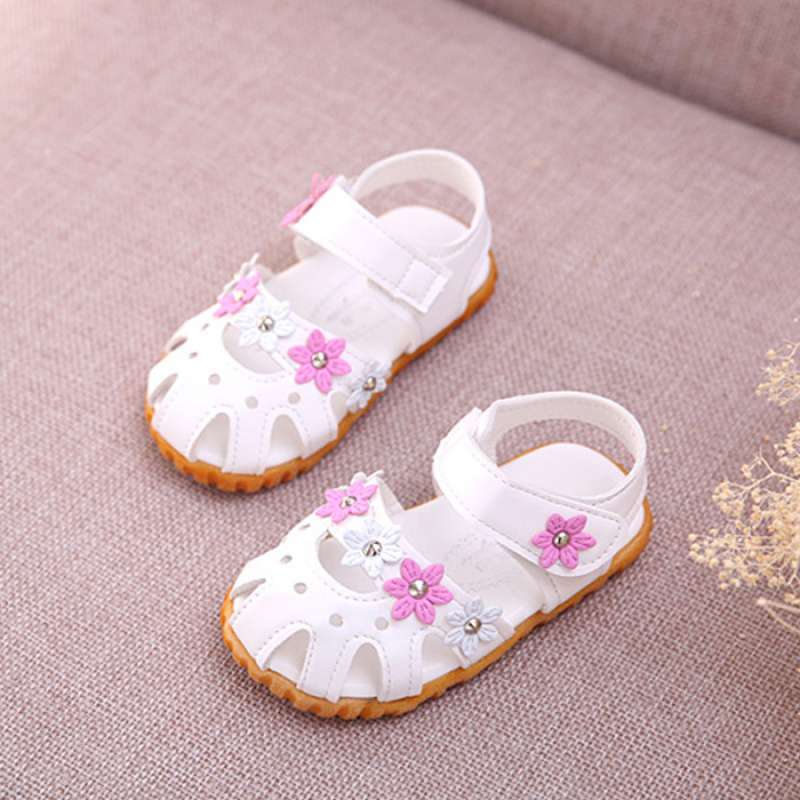 Летняя детская обувь сандалии для девочек туфли принцессы сумка голова мягкая подошва нескользящие детские сандалии для малышей сандалии для маленькой девочки