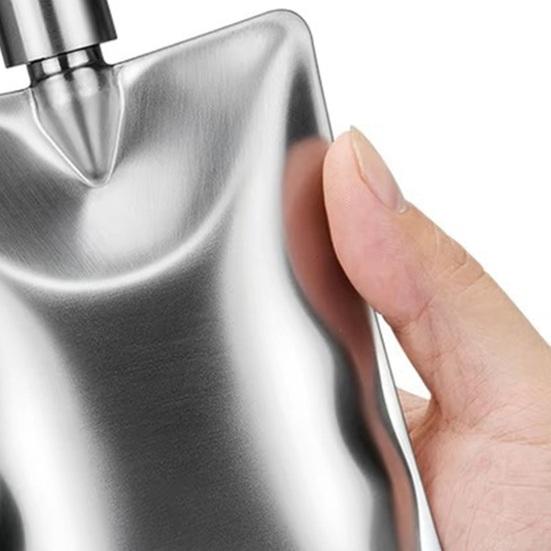 6 унций Фляжка для мужчин и женщин из нержавеющей стали Фляжка для виски для крепких напитков Герметичная Тонкая фляжка для свадебной вечеринки Шафера Подружки невесты