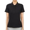 Galleria G Fore Golfwear Women S Collar ShorT Sleeve T ShirT G4lS23k135 Onyx