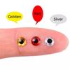 Holographic 3mm 4mm 5mm 6mm 100pcs/lot Artificial Fish Eyes 3D Fish Eyes DIY Eyes Fishing Lure Eyes