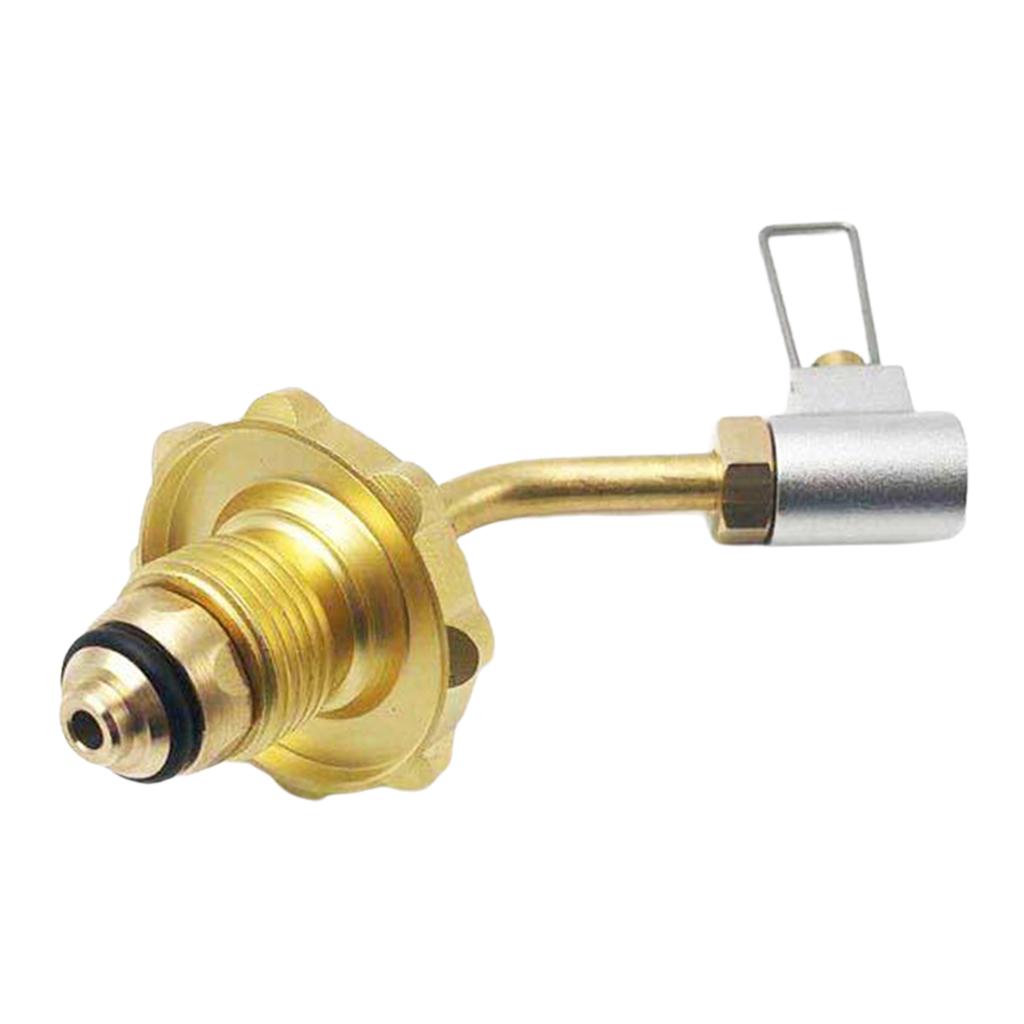Lightweight Metal Tank Adapter Gas Inflatable Valve for Stove Accessories Home Outdoor Camping