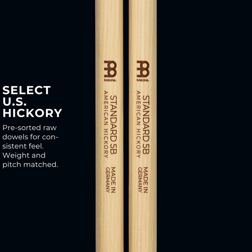 Кисть MEINL Stick Кисть Meinl Drumstick STANDARD Hickory Acorn Tip 5B SB102 x & (406 15.1мм) []