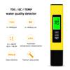 3 In 1 Water Quality Tester Water Quality Analyzer TDS/EC/Temperature Meter Data Hold Backlight