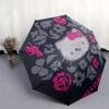 1pc Hello Kitty Floral Design Umbrella with Plastic Handle,Suitable for All Seasons Home Travel Outdoor UmbrellaSanlio576
